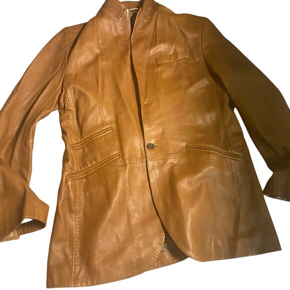 Banana republic leather jacket medium